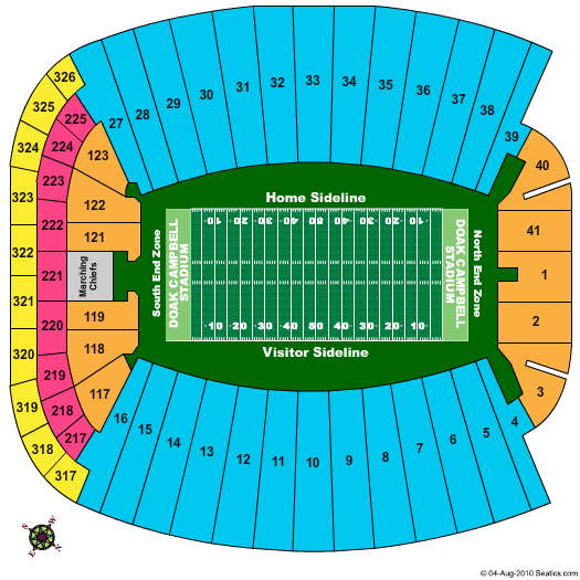 Doak S. Campbell Stadium Seating Chart