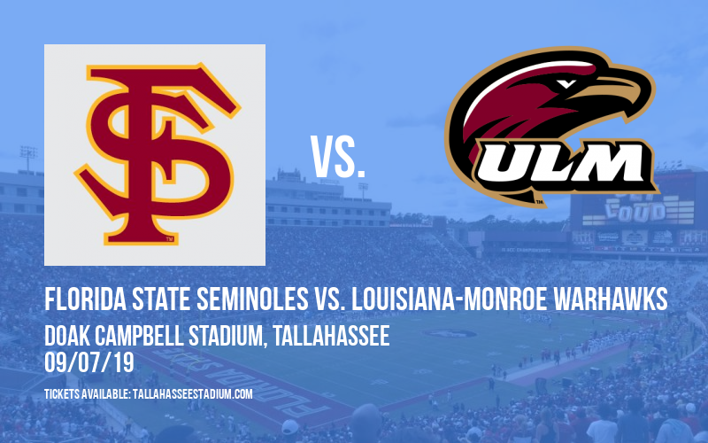 PARKING: Florida State Seminoles vs. Louisiana-Monroe Warhawks at Doak Campbell Stadium tickets PARKING: Florida State Seminoles vs. Louisiana-Monroe Warhawks at Doak Campbell Stadium