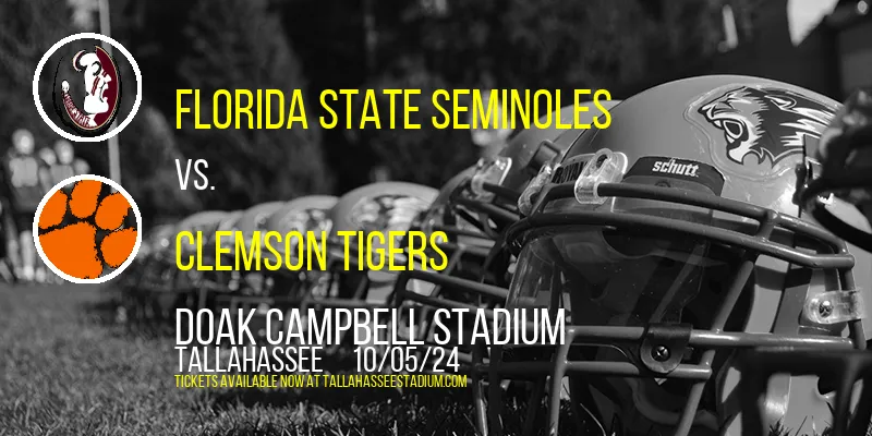 Florida State Seminoles vs. Clemson Tigers at Doak Campbell Stadium