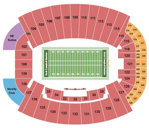 doak campbell stadium seating chart
